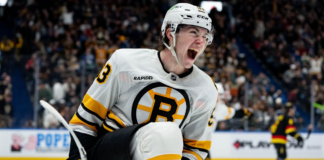 Bruins’ Fraser Minten named NHL Rookie of the Month