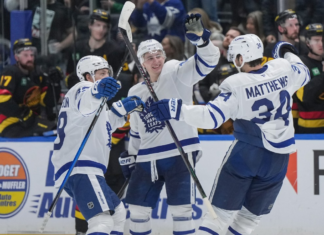 ‘Weren’t going to be denied’: Maple Leafs empty tank to defeat Canucks