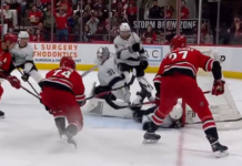 Kings’ Doughty bails out Forsberg with miraculous skate save