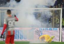 Inter Milan match briefly halted after flare hits Cremonese goalkeeper