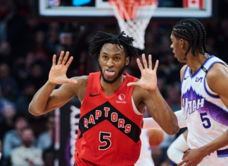 Raptors take care of business against Jazz amid All-Star fanfare