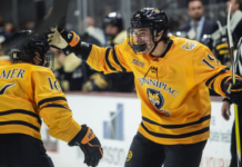 After NCAA scoring leader Wyttenbach meets up with Flames, could contract be on tap?