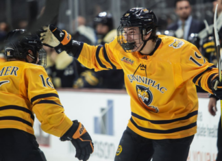 After NCAA scoring leader Wyttenbach meets up with Flames, could contract be on tap?