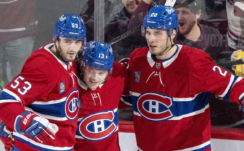 Caufield scores, Dobes makes 41 saves to lead Canadiens past Hurricanes