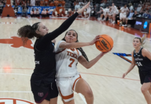 Lee’s 19 points paces No. 1-seed Texas past Missouri State
