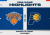 NBA Highlights: Knicks 101, Pacers 92