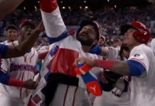 Dominican Republic’s Wells crushes three-run bomb to enact mercy rule