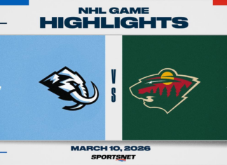 NHL Highlights: Wild 5, Mammoth 0