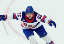 USA’s Jack Hughes eyes Olympic golden-goal puck from Hockey Hall of Fame