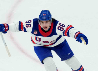 USA’s Jack Hughes eyes Olympic golden-goal puck from Hockey Hall of Fame