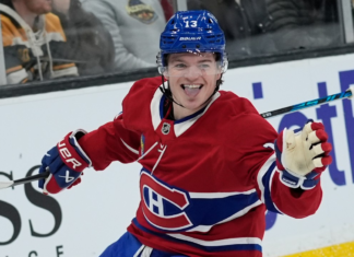 Caufield’s 40th of season the winner as Canadiens top Bruins in overtime