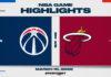 NBA Highlights: Heat 150, Wizards 129