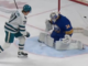Sharks’ Celebrini wires home backhand goal for 90th point of season