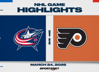 NHL Highlights: Blue Jackets 3, Flyers 2