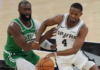 Celtics’ Brown ejected in first half vs. Spurs after argument with officials