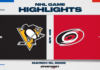 NHL Highlights: Hurricanes 5, Penguins 4 (SO)