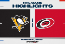 NHL Highlights: Hurricanes 5, Penguins 4 (SO)