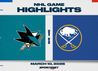 NHL Highlights: Sabres 6, Sharks 3
