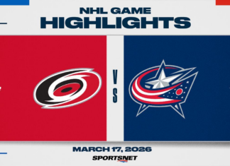 NHL Highlights: Blue Jackets 5, Hurricanes 1
