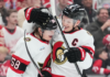 Yakemchuk scores in debut, Senators beat Red Wings to climb into playoff spot