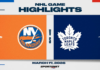 NHL Highlights: Islanders 3, Maple Leafs 1