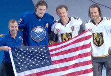 Sabres honour Thompson, Eichel and Hanifin for Olympic gold