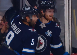 Connor fires home one-time blast to put Jets on the board vs. Golden Knights
