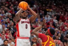 Arizona’s Bradley beats the buzzer with contested jumper to sink Iowa State