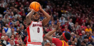 Arizona’s Bradley beats the buzzer with contested jumper to sink Iowa State