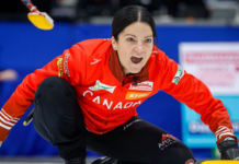 Canada’s Kerri Einarson wins fifth straight game at women’s curling worlds