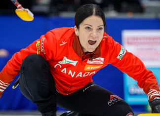Canada’s Kerri Einarson wins fifth straight game at women’s curling worlds