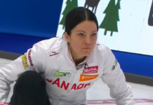 Canada’s Einarson gets takeout to score four in eighth end