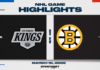 NHL Highlights: Bruins 2, Kings 1 (OT)