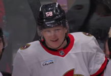 Senators’ Yakemchuk wires home first career NHL goal