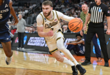 Purdue’s Braden Smith breaks Bobby Hurley’s Division I career assist record in NCAA tourney opener