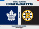 NHL Highlights: Maple Leafs 4, Bruins 2