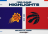 NBA Highlights: Raptors 122, Suns 115