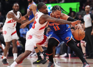 Brunson and Towns’s double-doubles power Knicks past Raptors