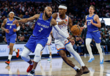 Gilgeous-Alexander has 40 points as Thunder beat Magic to clinch playoff spot