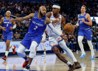 Gilgeous-Alexander has 40 points as Thunder beat Magic to clinch playoff spot