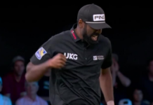 Theegala drains downhill putt to give LAGC commanding lead
