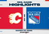 NHL Highlights: Rangers 4, Flames 0