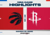 NBA Highlights: Rockets 113, Raptors 99