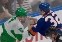 Maple Leafs’ Rielly drops the mitts with Islanders’ MacLean