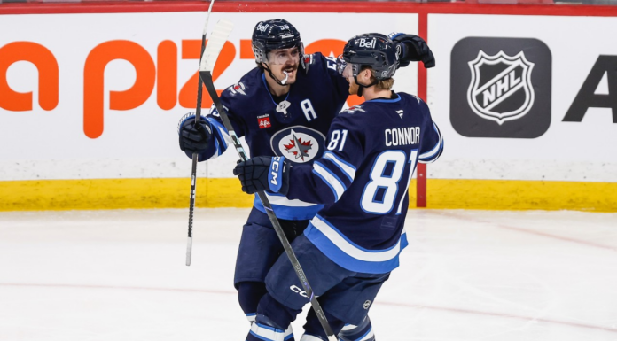 Scheifele leads the battle as Jets down Golden Knights