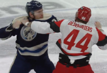 Blue Jackets’ Olivier and Deslauriers square off in heavyweight showdown