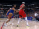 Raptors’ Barnes throws beautiful behind-the-back dime to Poeltl