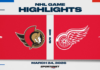 NHL Highlights: Senators 3, Red Wings 2