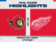 NHL Highlights: Senators 3, Red Wings 2