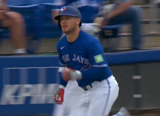 Blue Jays’ Varsho adds to big day with three-run bomb against Twins